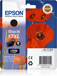 Picture of Epson 17XL Black Ink Cartridge
