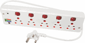 Picture of Five Way Multi Plug