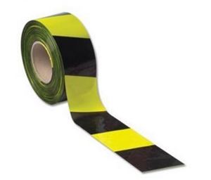 Picture of BARRIER TAPE YELLOW & BLACK 75MMX500M